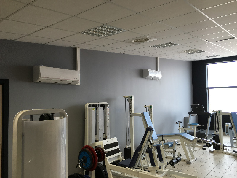 installation climatisation salle de sport